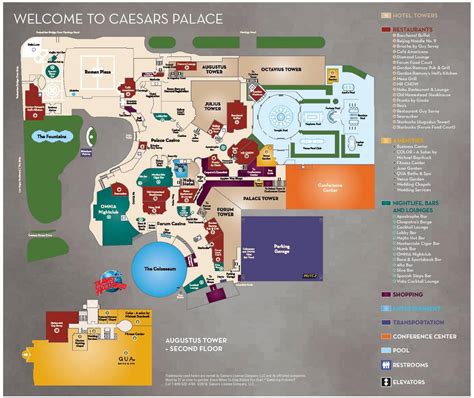 caesars las vegas hotel map|Caesars Palace: The Complete Guide .